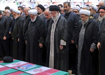 Iranian crowd chants ‘death to America’ at funeral for dead president