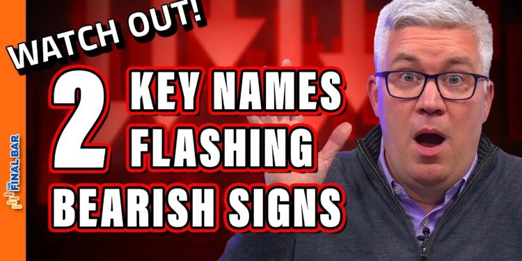 Bearish Divergences in 2 KEY Growth Stocks: BEWARE!