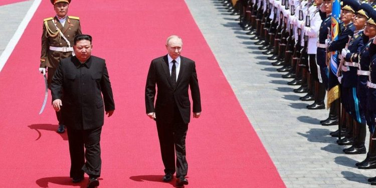 Putin thanks Kim Jong Un for supporting Russian invasion of Ukraine as nations sign mutual defensive pact