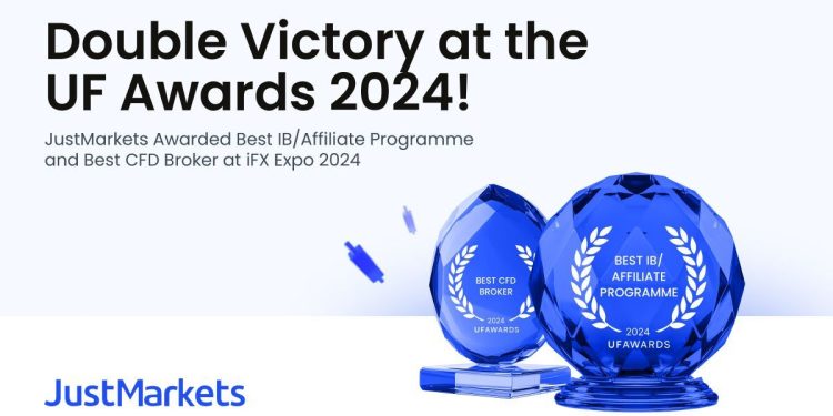 JustMarkets awarded best CFD broker, best IB/affiliate programme within UF Awards 2024