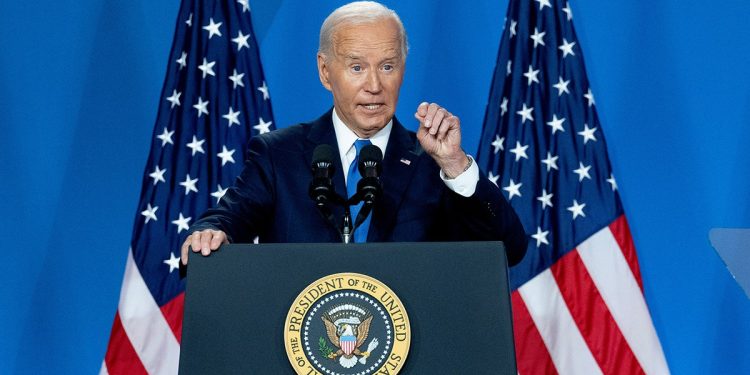 Biden says ‘anyway’ at least 9 times while trailing off in press conference