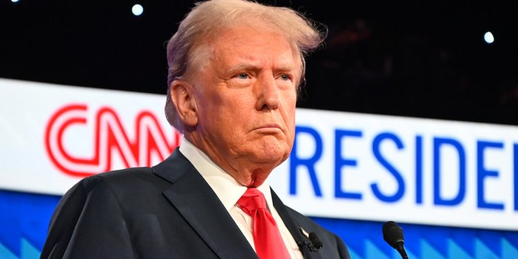 Trump challenges Biden to second presidential debate — but there’s a catch