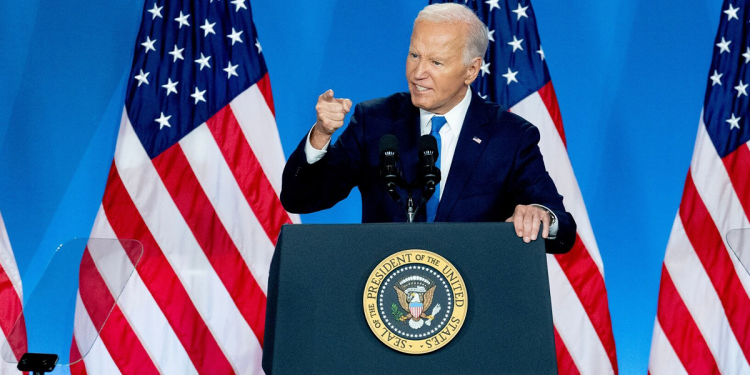 Top Democrat on House Intel Committee calls on Biden to suspend campaign after NATO press conference