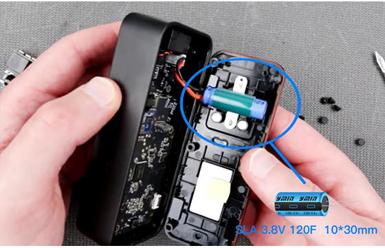 YMIN supercapacitor in Wyze video doorbell 