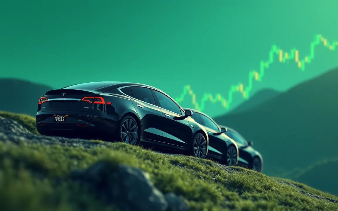 Tesla shares surge