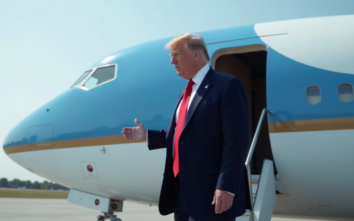 Qatar jet trump, Trump jet gift, emoluments clause, air force one, trump plane