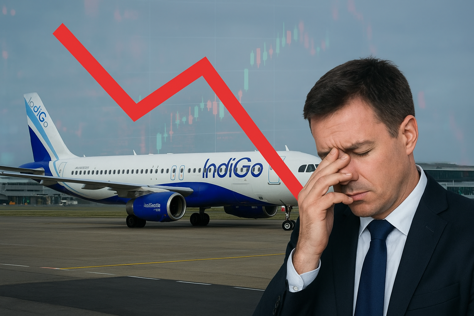 Indigo share price, INDIGO stock, indigo flight cancellations