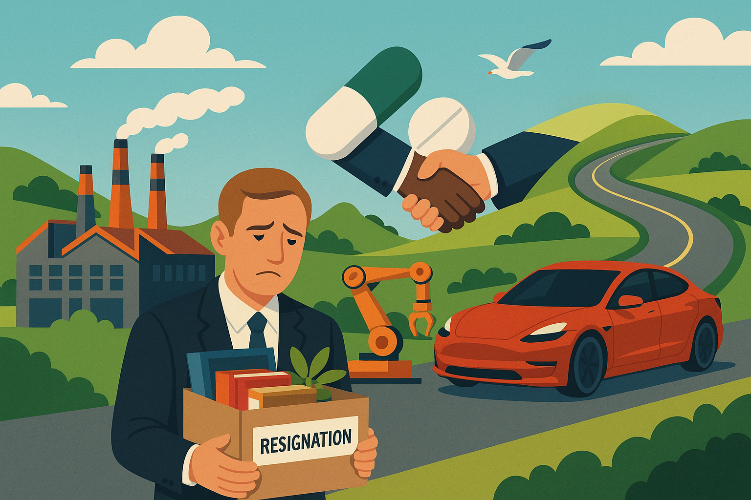 UK politics shake up, manufacturing rebounds, a major US–UK pharma deal lands, and Tesla sees a mixed month across Europe.